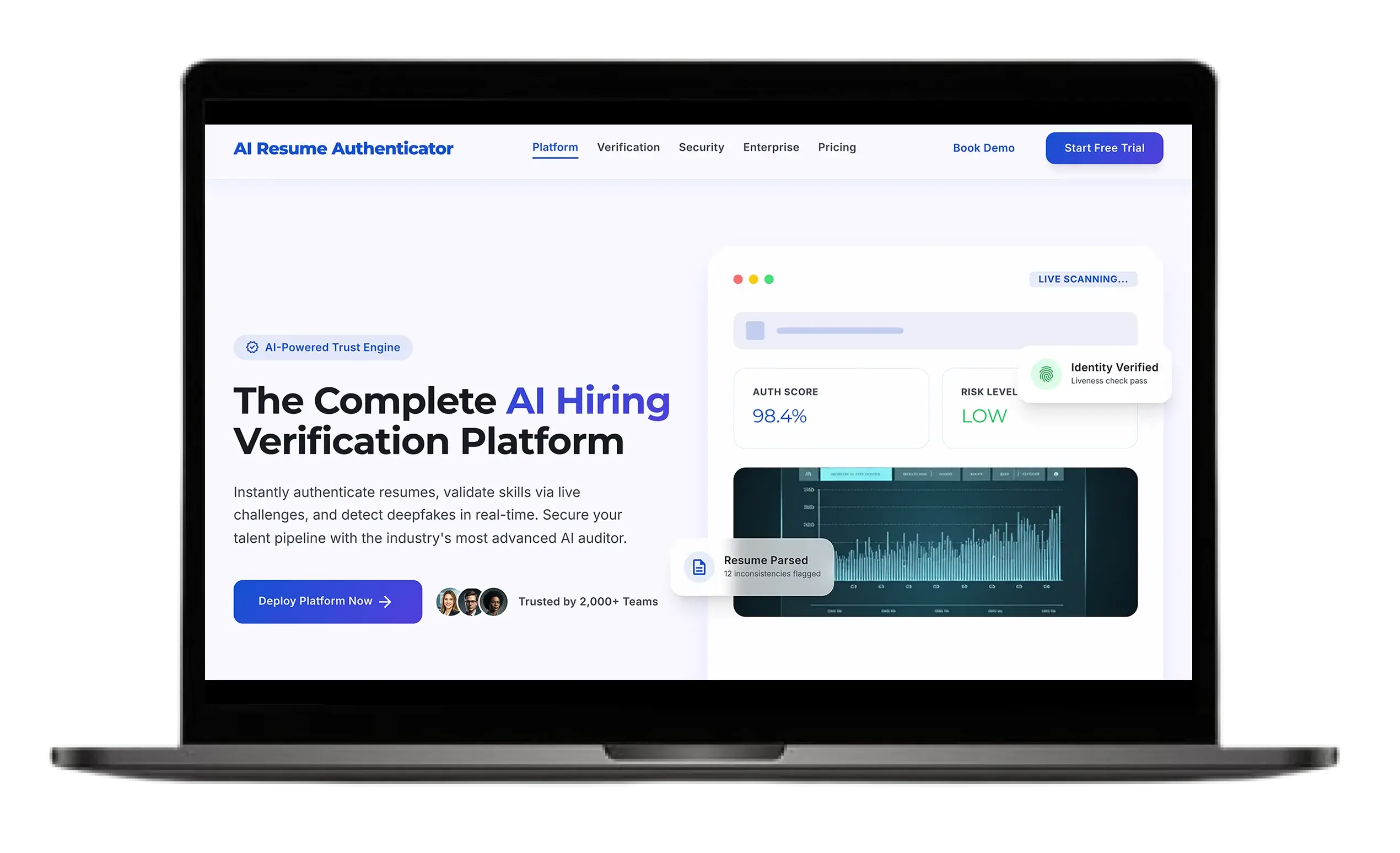 AI Resume Authenticator Image